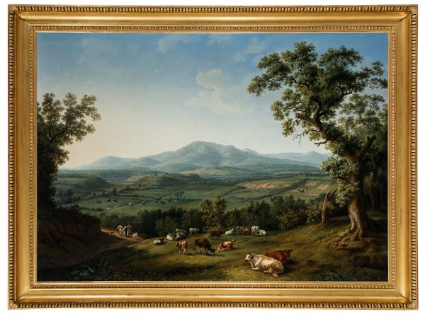 Jakob Philipp Hackert - Veduta del Monte Pisano con l’Acquedotto Mediceo