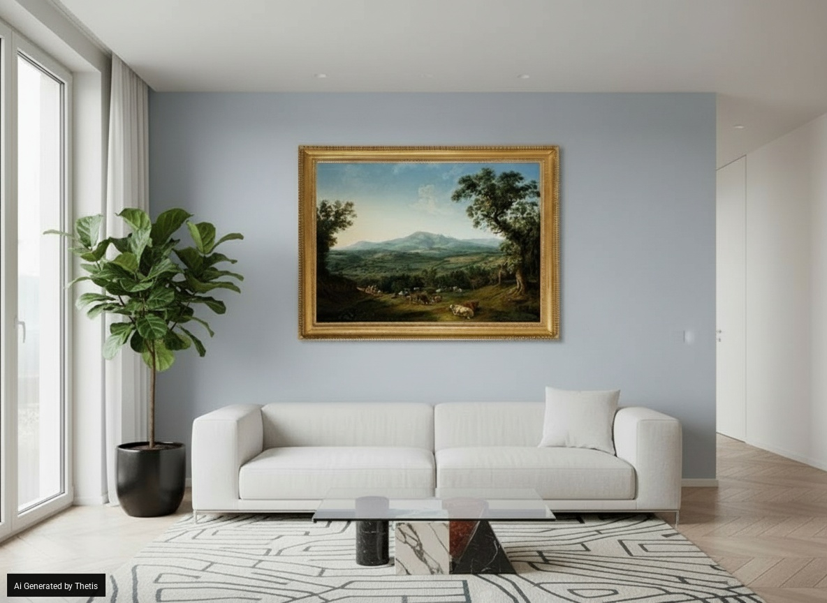 Veduta del Monte Pisano con l’Acquedotto Mediceo