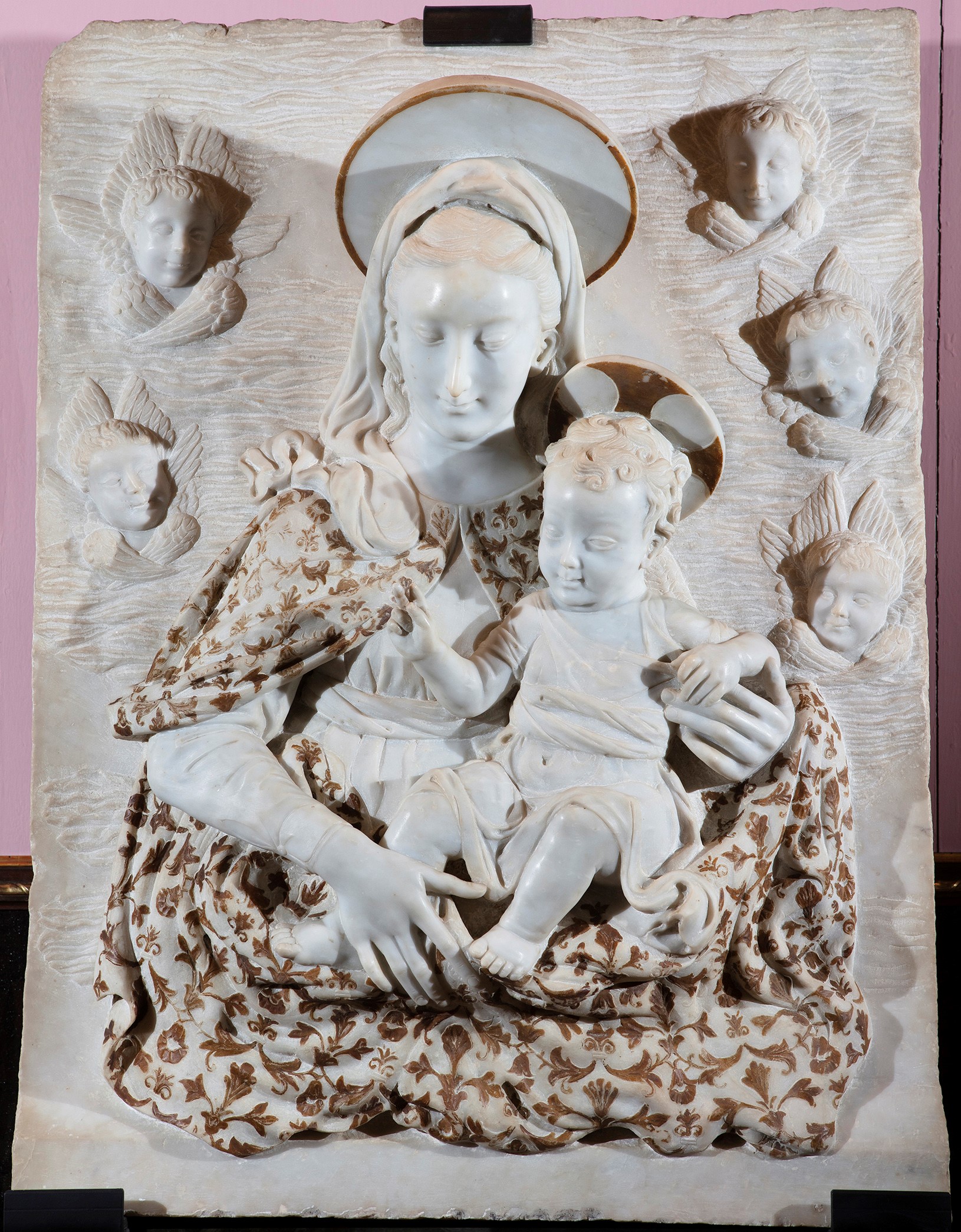 Madonna con il Bambino e teste di cherubini