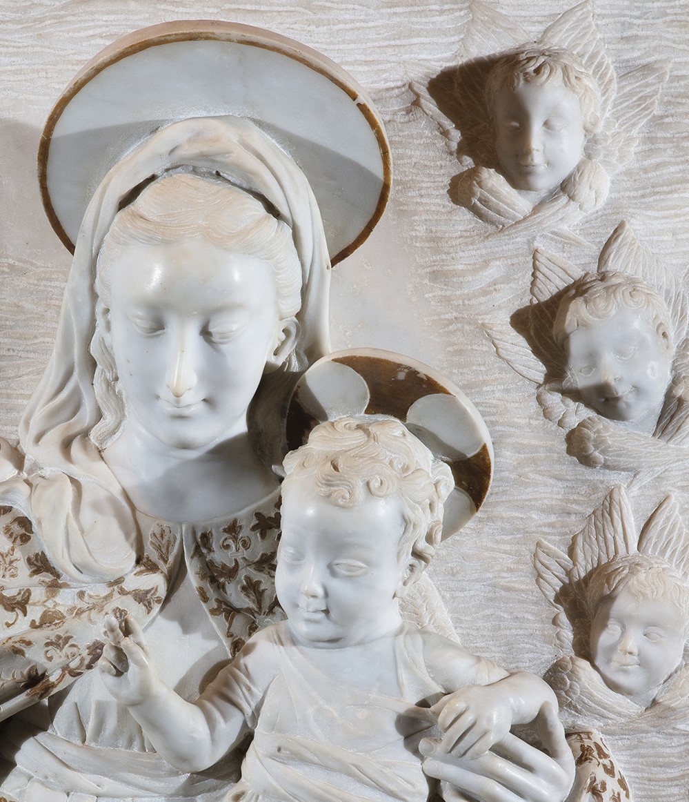 Madonna con il Bambino e teste di cherubini