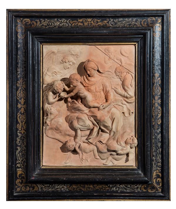 TOMMASO AMANTINI - Sacra Famiglia con San Giovannino e angeli