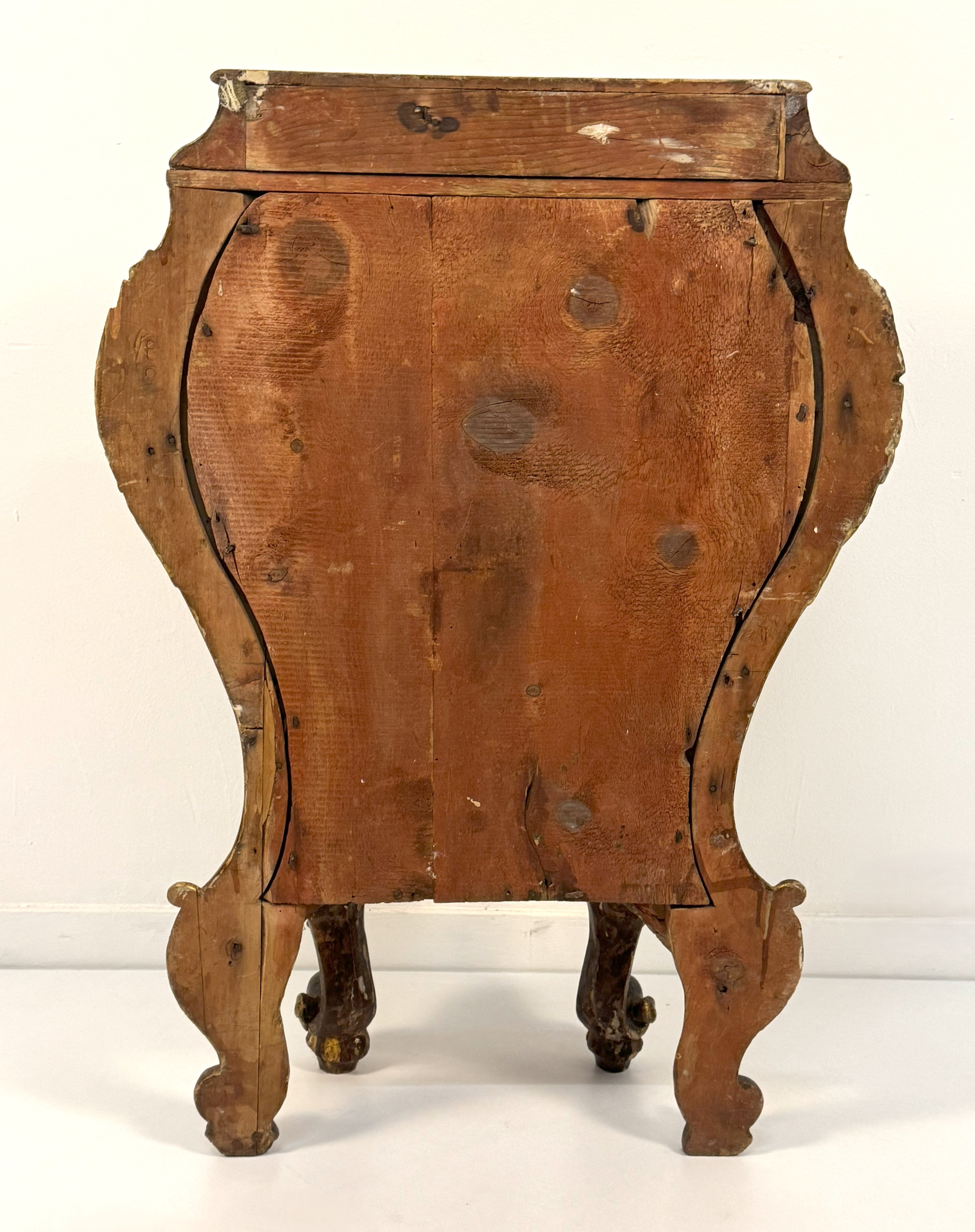 Comodino in legno laccato, Venezia, XIX secolo