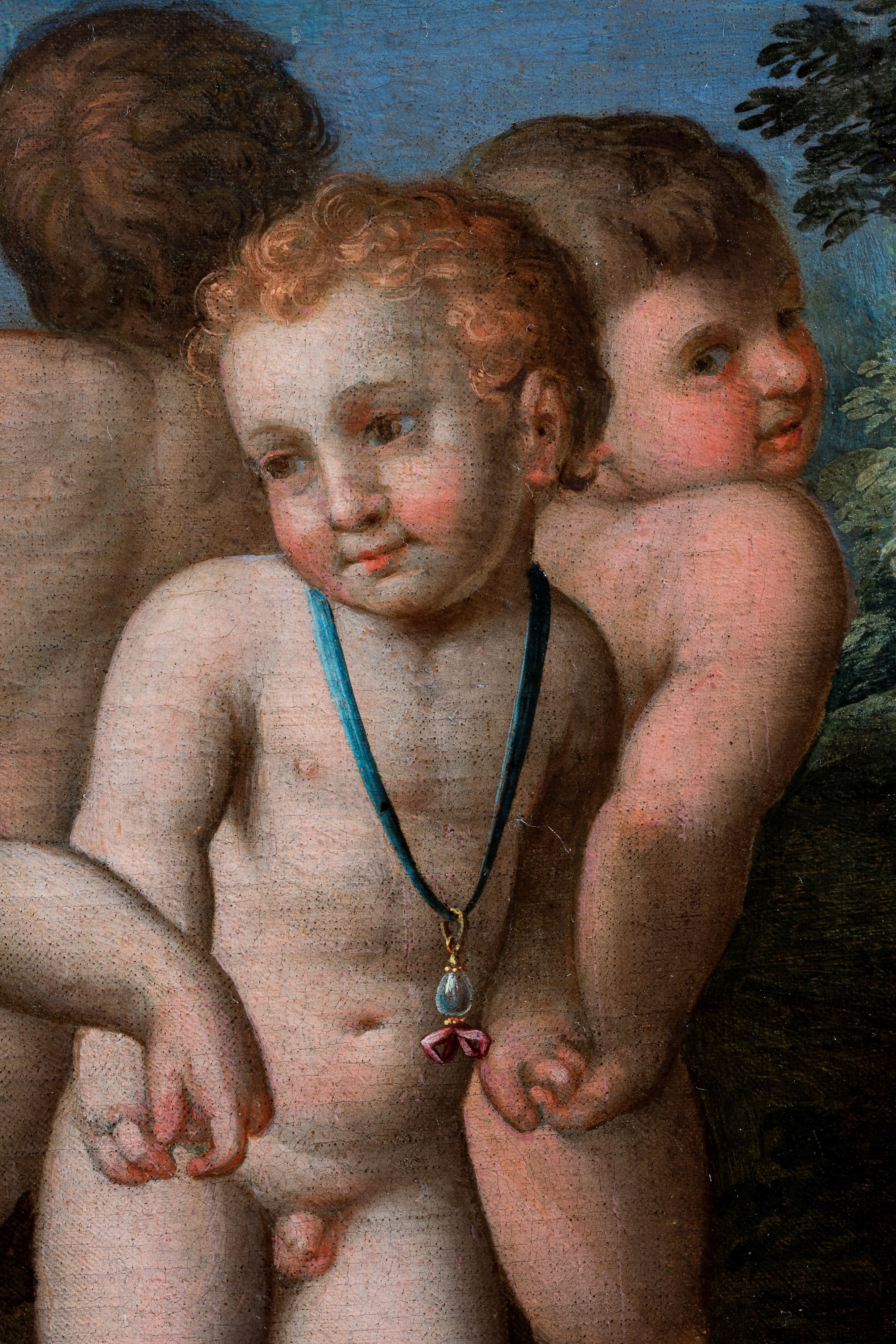 a) Girotondo di fanciulli b) Danza di fanciulli sotto una corona di coralli