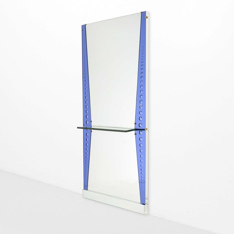 Cristal Art : Specchiera con mensola, Italia  (Anni '60)  -  Design e arti decorative del 900 - Shop Antichit&agrave; Giglio