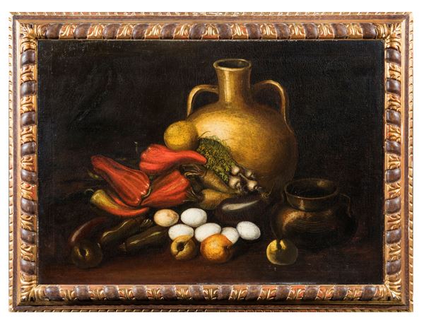 Scuola lombarda del XVIII/XIX secolo - a) b) Natura morta