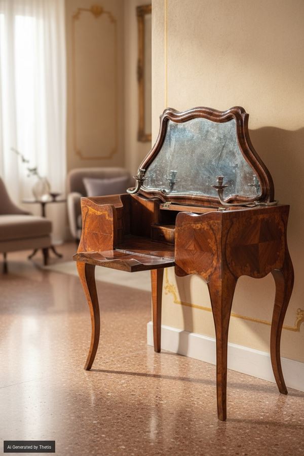 Ebanisteria veneta del XVIII secolo - Toilette