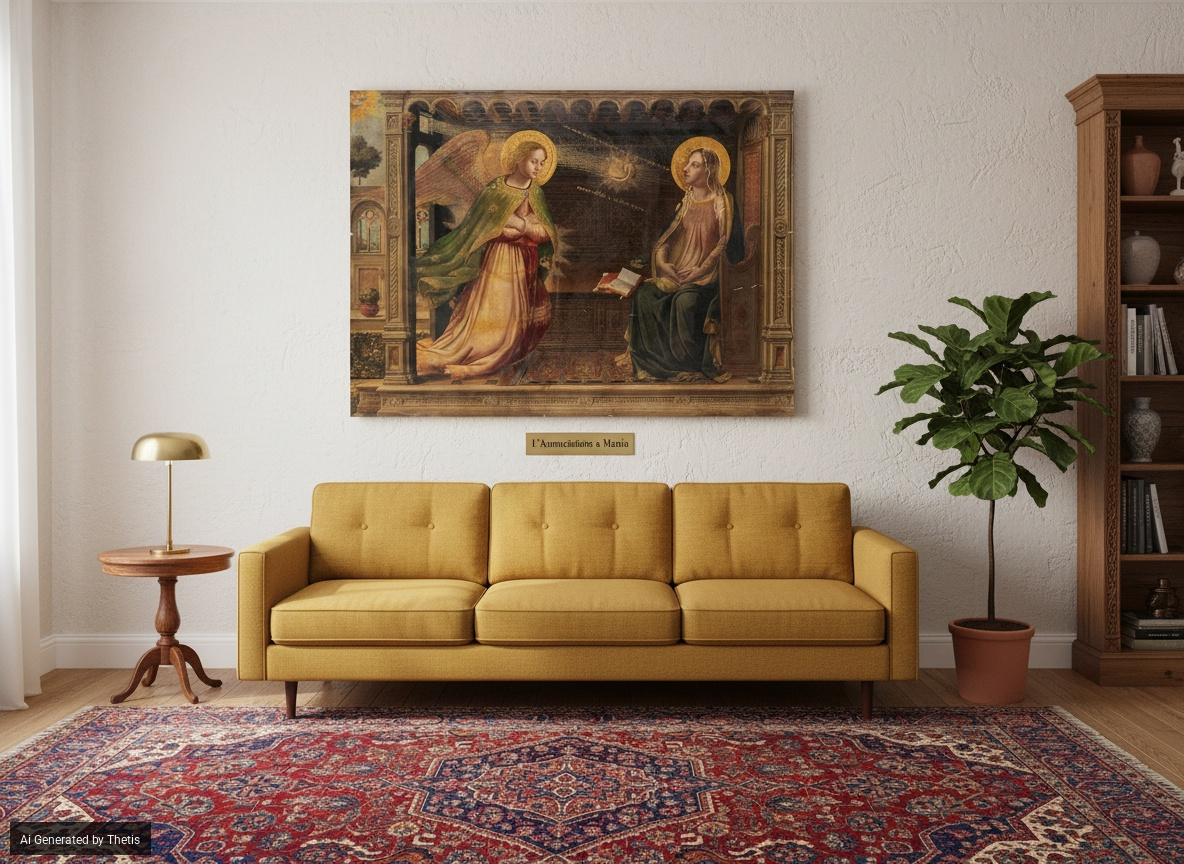Anonimo Italiano della Fine del XIX Secolo - L'Annunciazione a Maria
