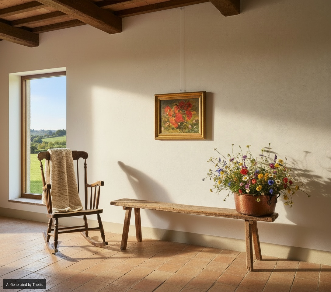 Guido Tallone - Fiori (Cari saluti da Torcello), olio su tela