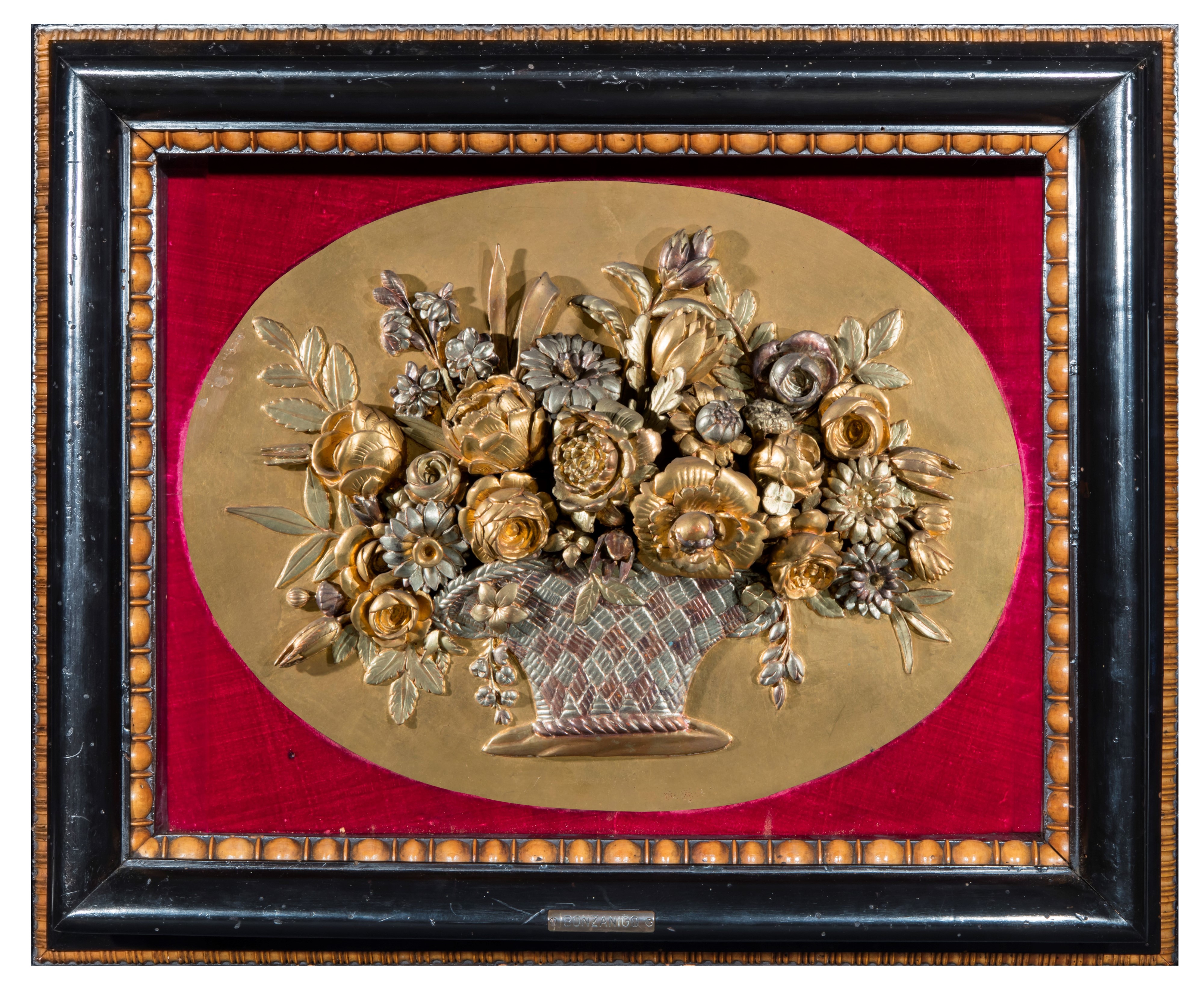 Quattro pannelli raffiguranti canestri di fiori, Piemonte