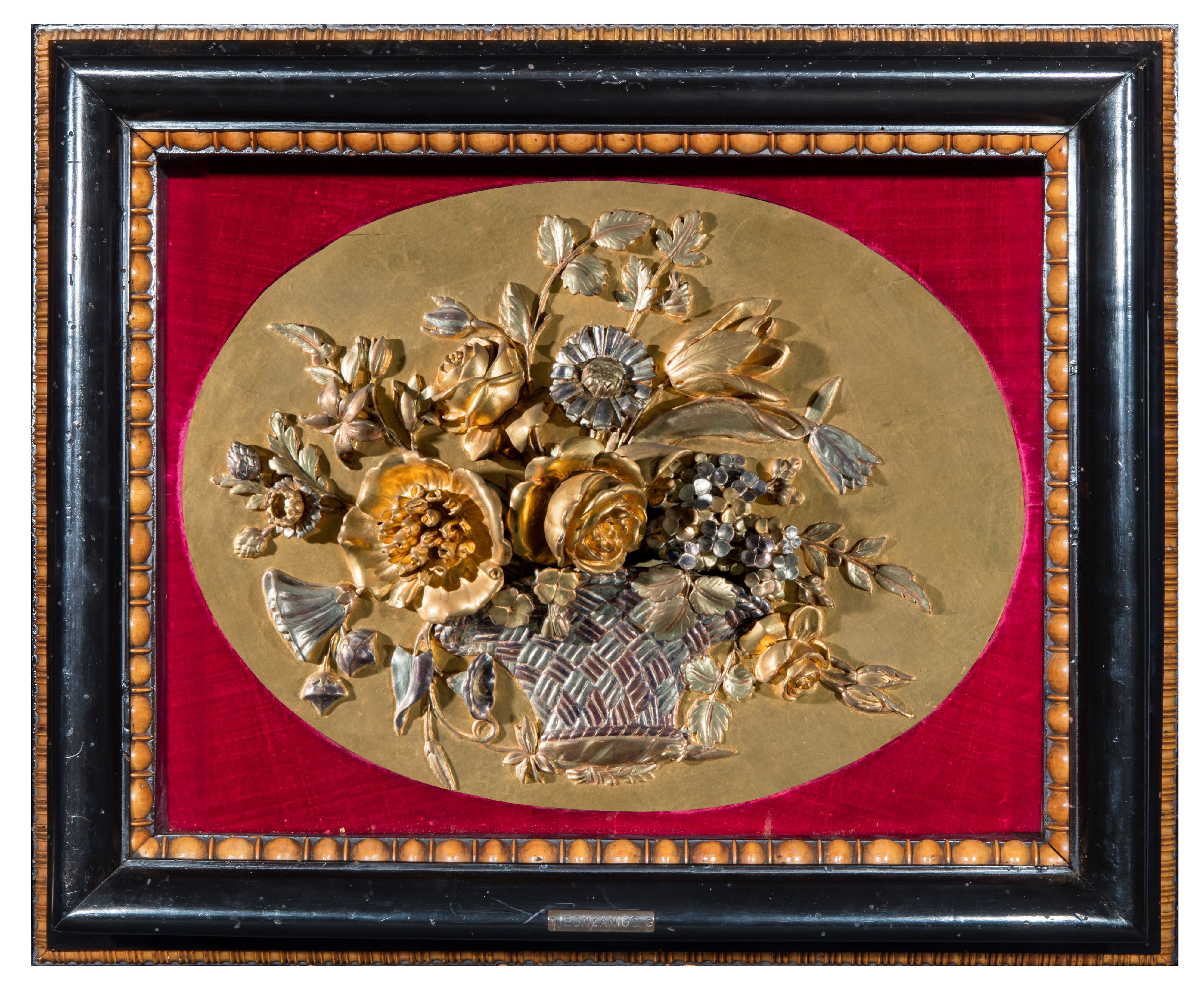 Quattro pannelli raffiguranti canestri di fiori, Piemonte