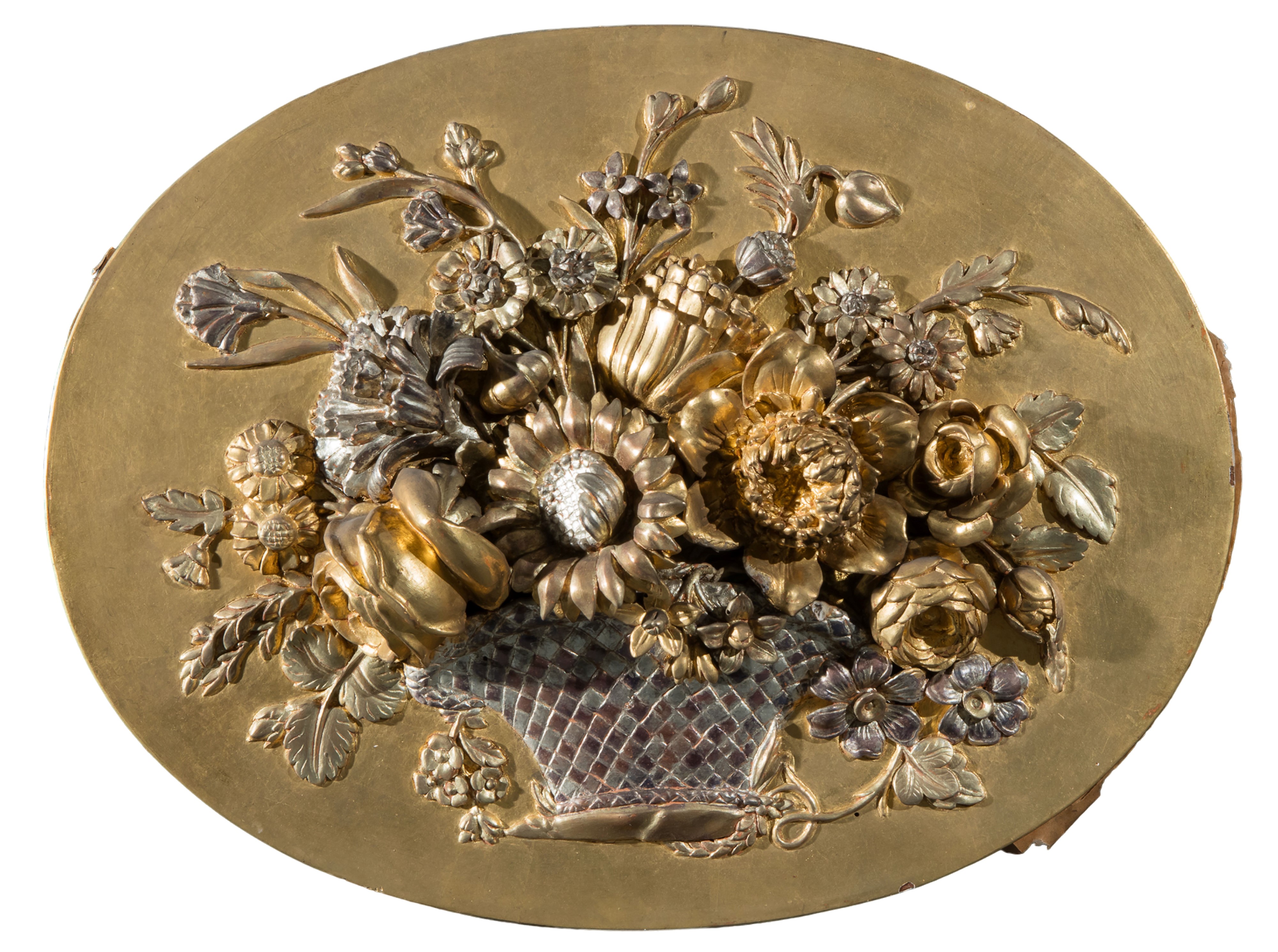 Quattro pannelli raffiguranti canestri di fiori, Piemonte