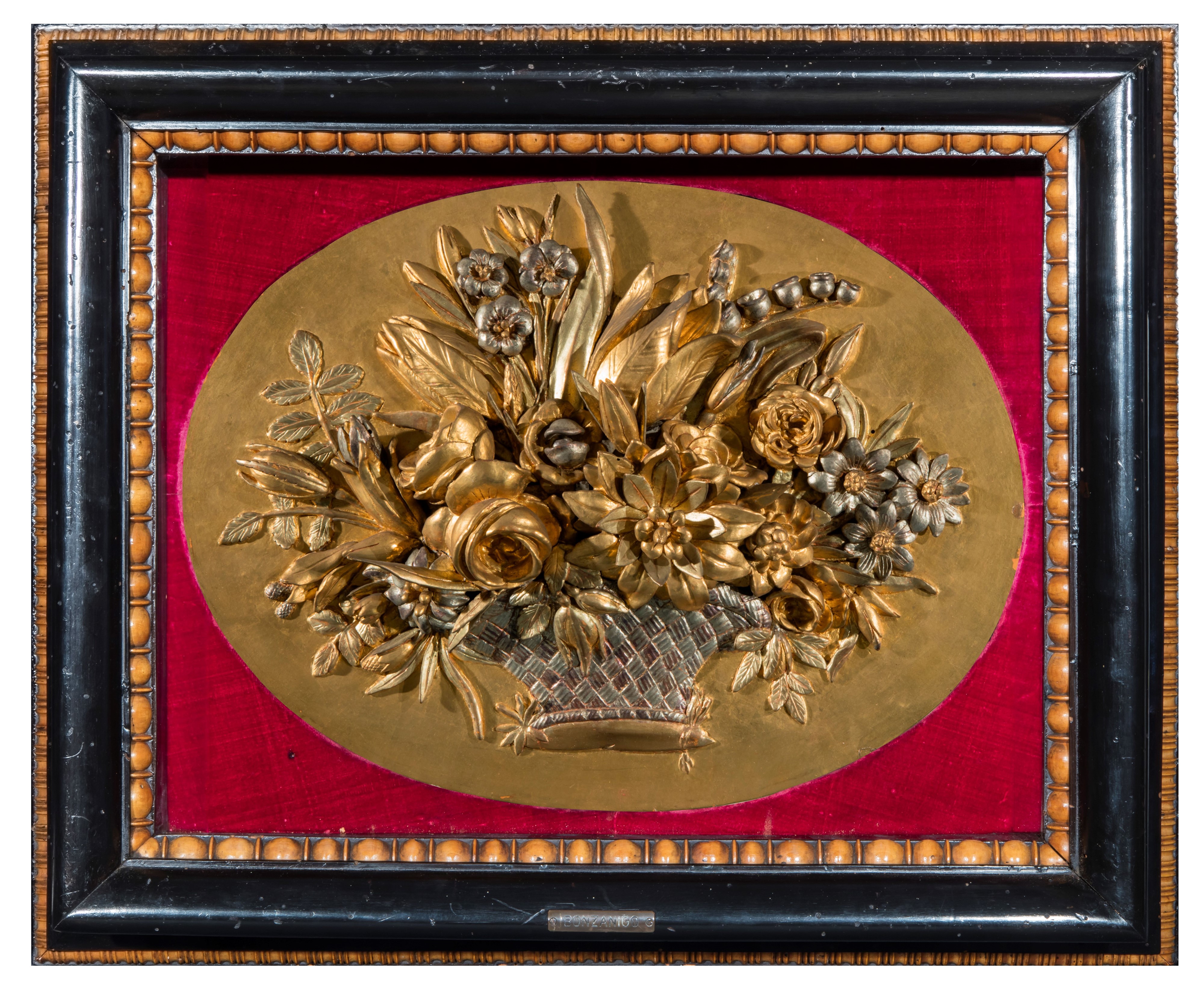 Quattro pannelli raffiguranti canestri di fiori, Piemonte