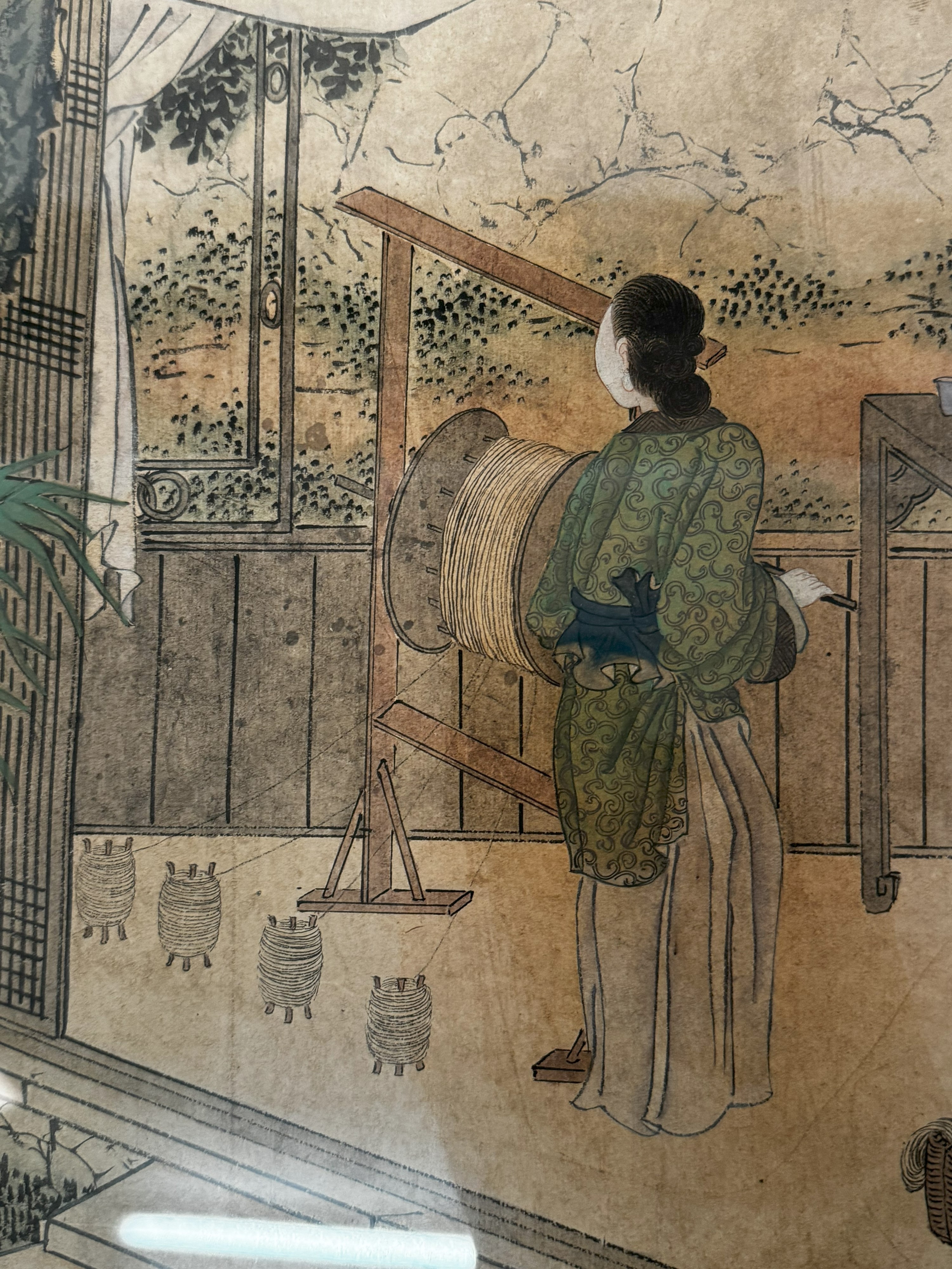 Coppia di dipinti, Cina, Dinastia Qing