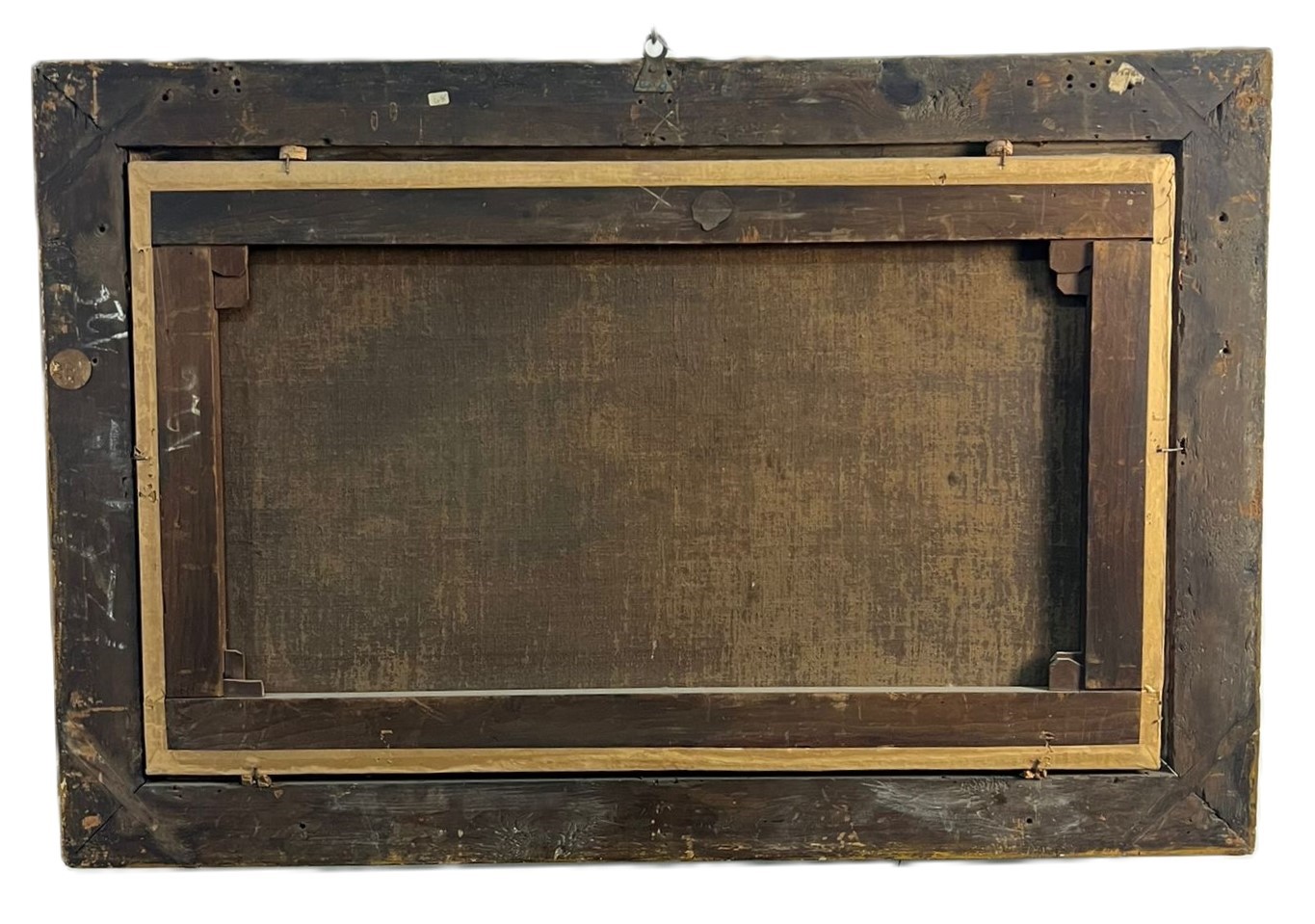 a) b) Paesaggio con figure