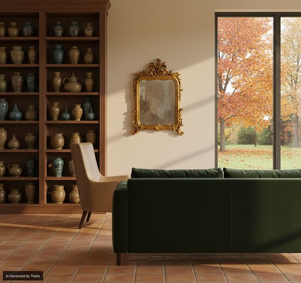 Piccola specchiera in legno intagliato, scolpito e dorato