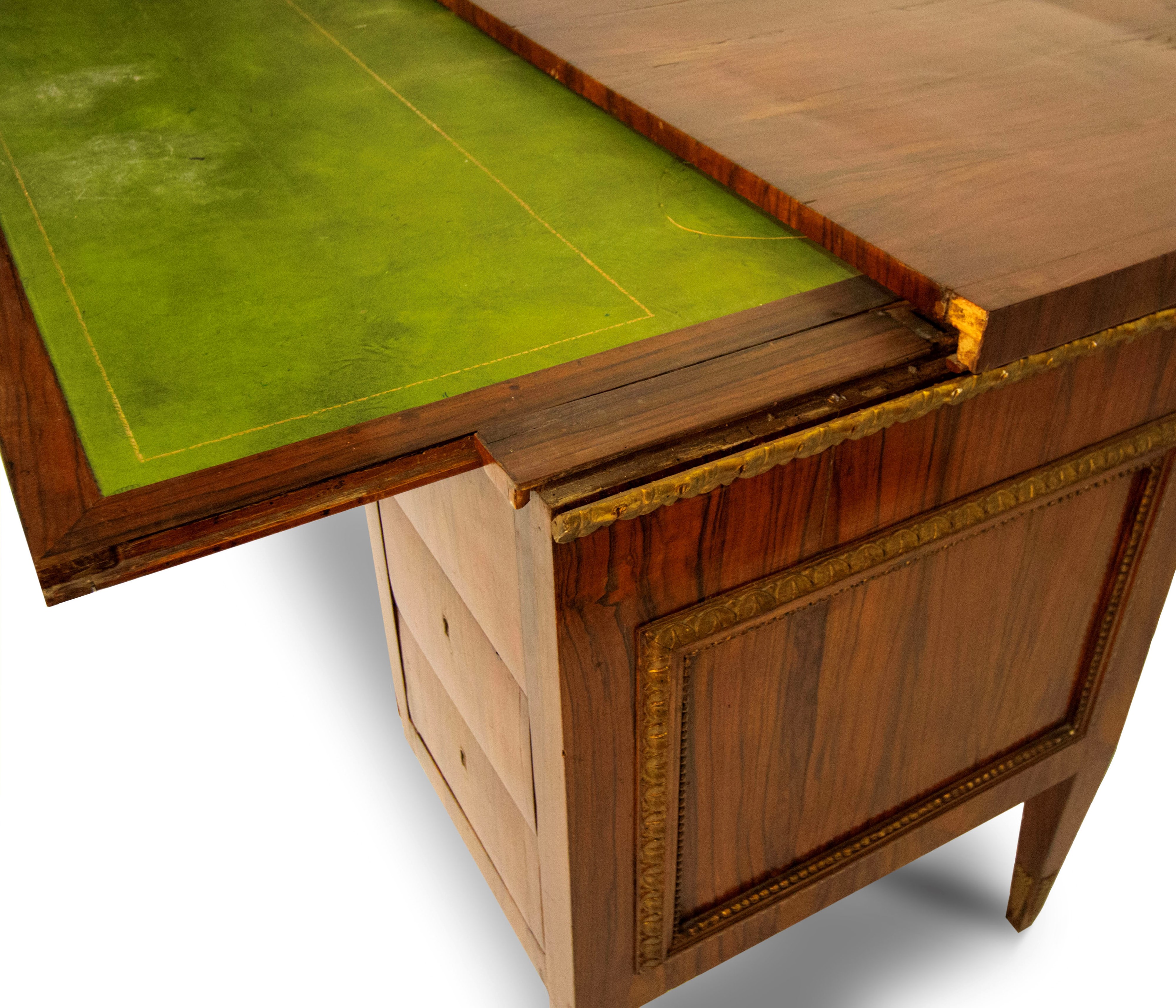 Scrivania lastronata in palissandro