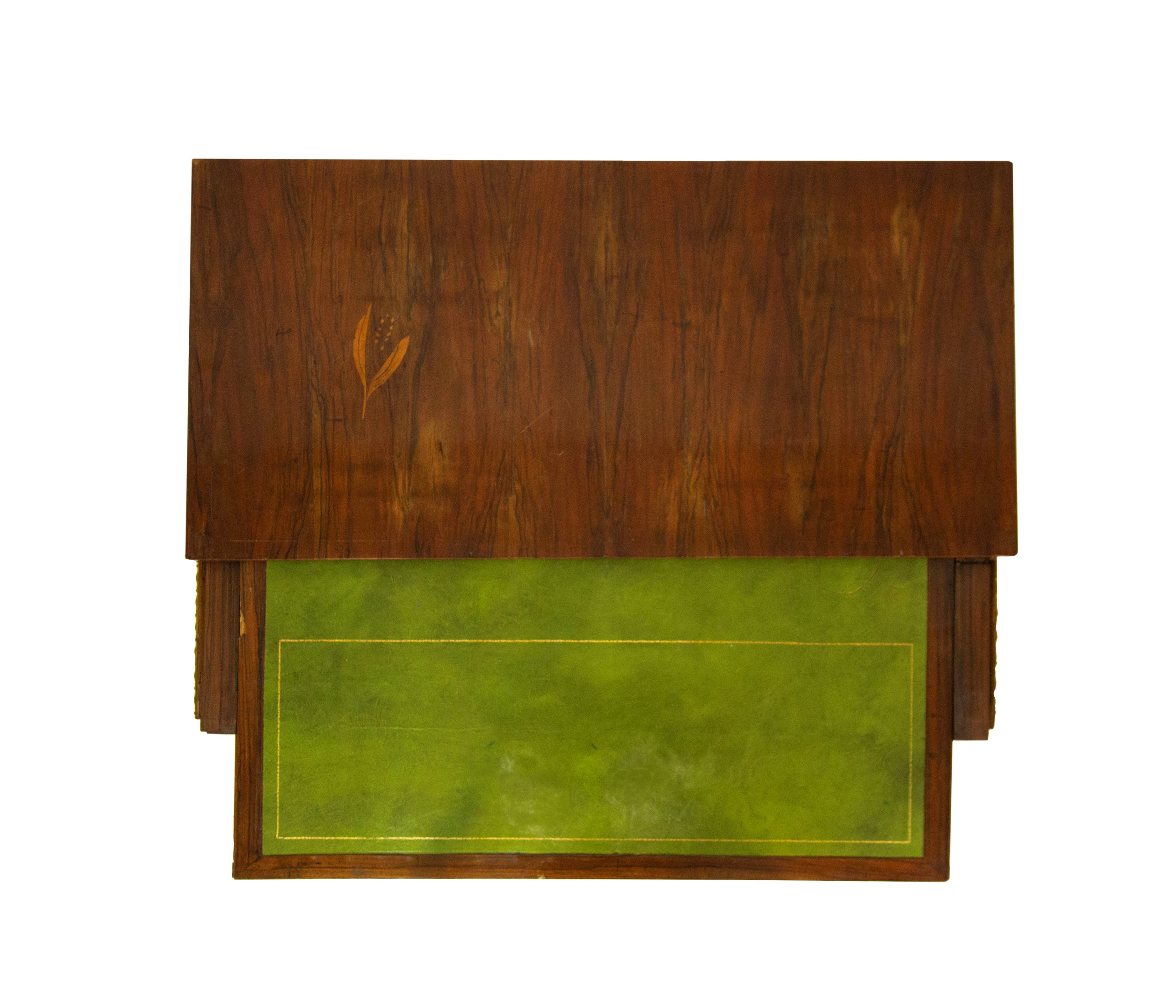 Scrivania lastronata in palissandro