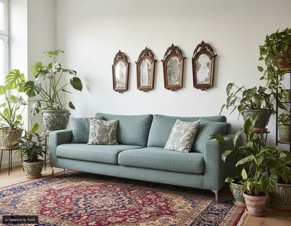 Quattro appliques in noce e legno dorato