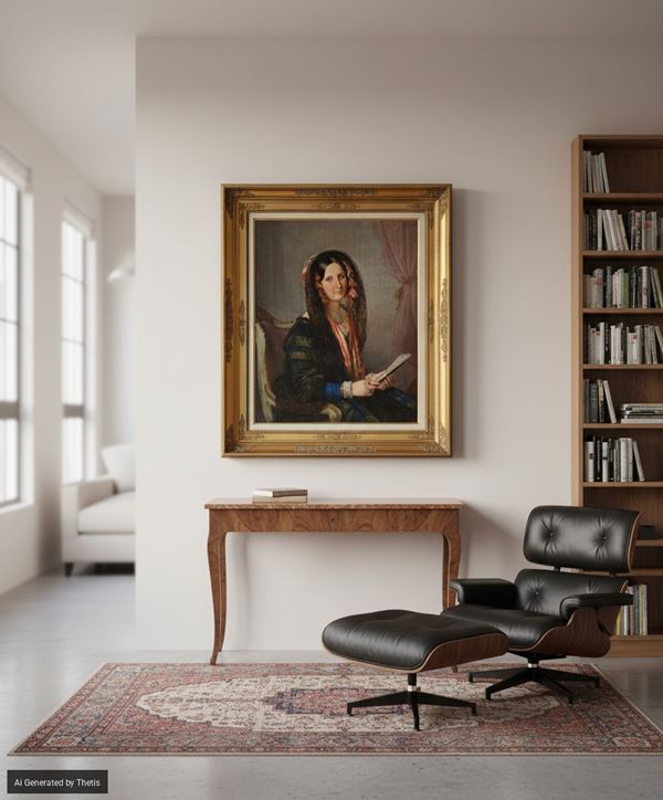 NATALE SCHIAVONI - Ritratto della contessa Dorothea de Ficquelmont nata Tiesenhausen