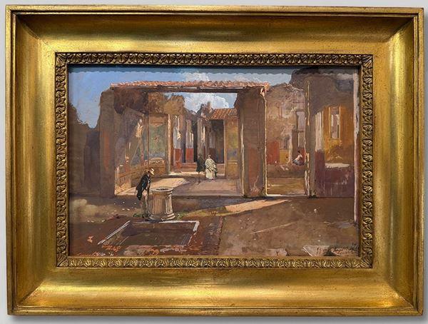Visita agli scavi di Pompei. Casa della Caccia Antica