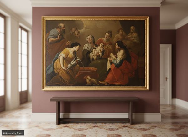 Anonimo del XVIII secolo - Birth of the Virgin
