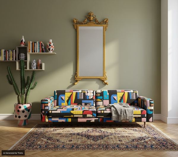 Specchiera in legno scolpito e dorato, Napoli