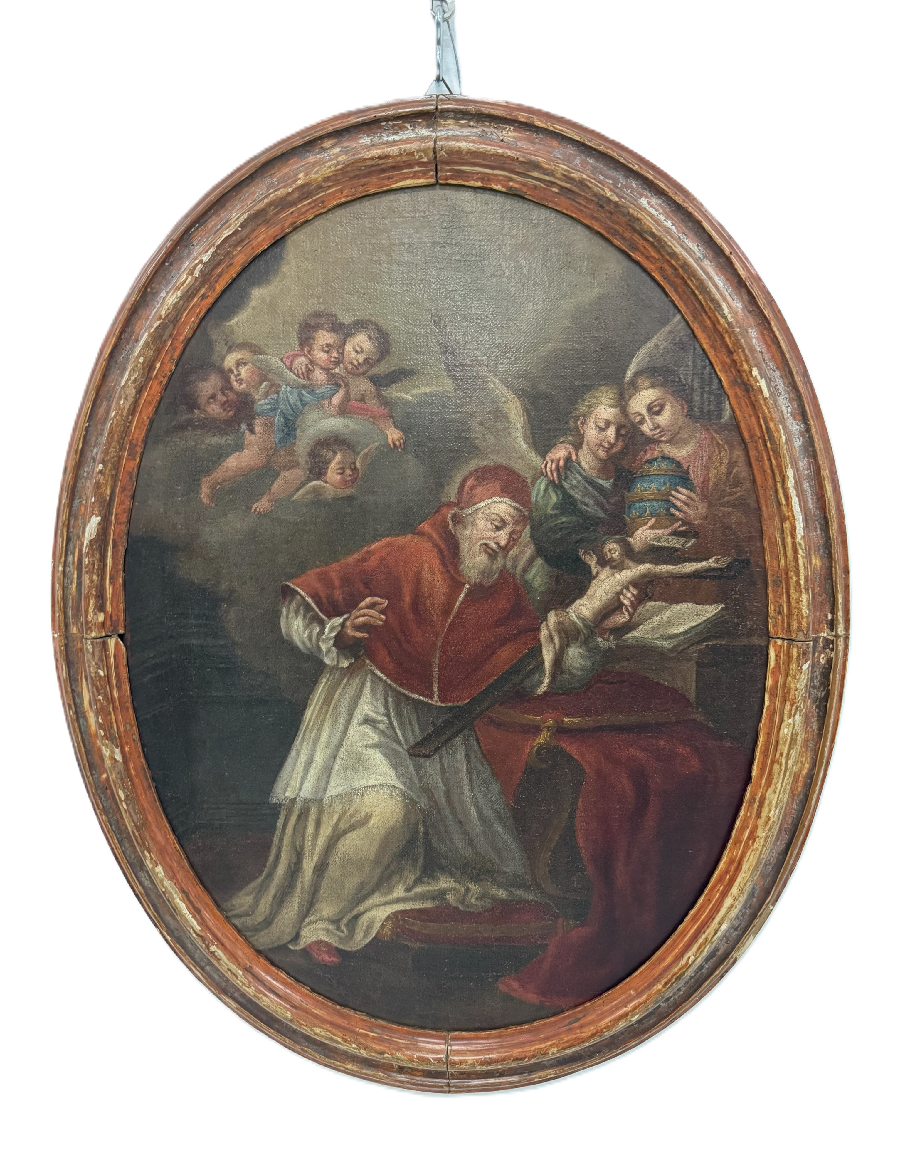 Papa Pio V e il miracolo del Crocefisso, (copia da Muratori)