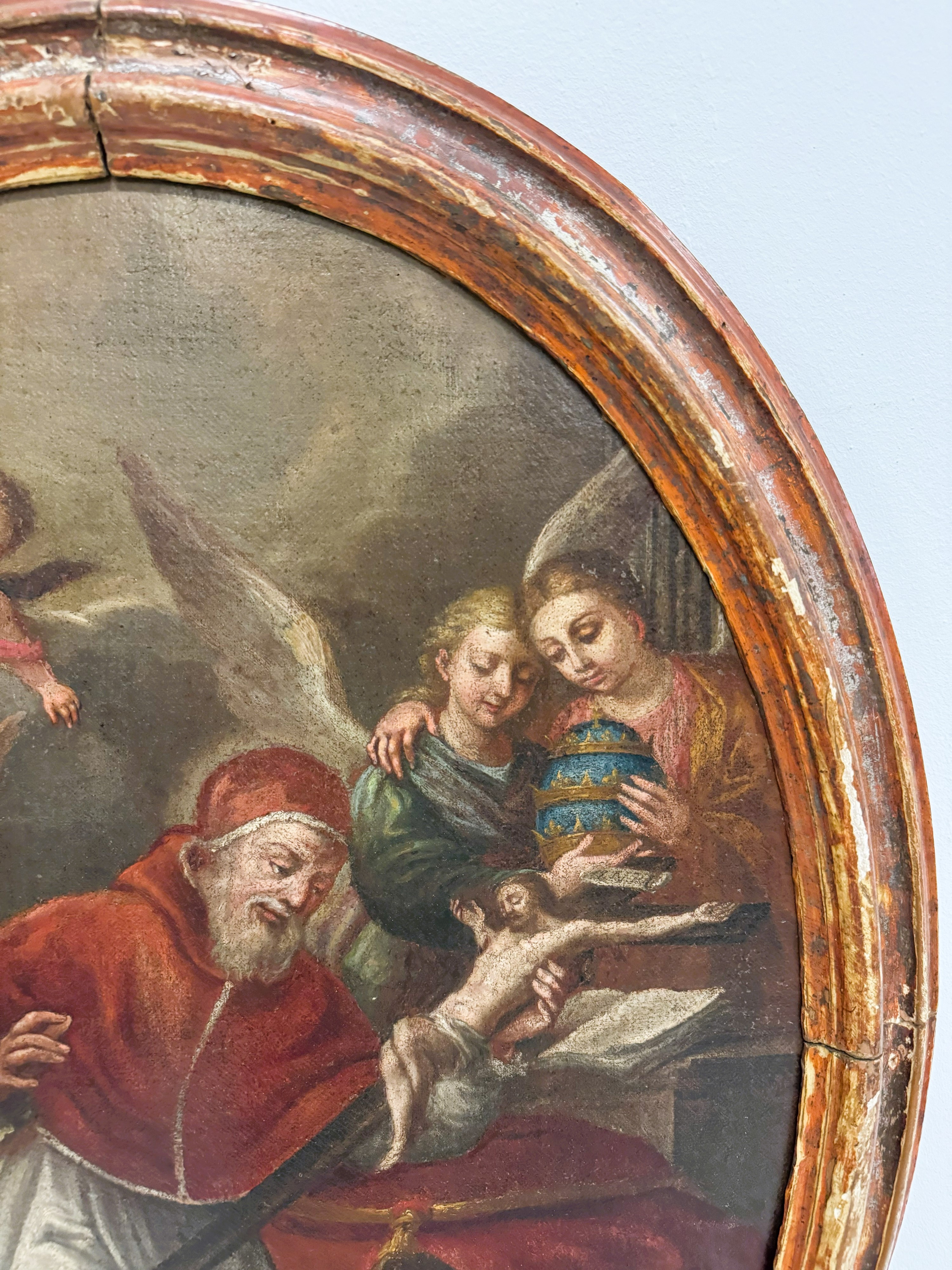 Papa Pio V e il miracolo del Crocefisso, (copia da Muratori)