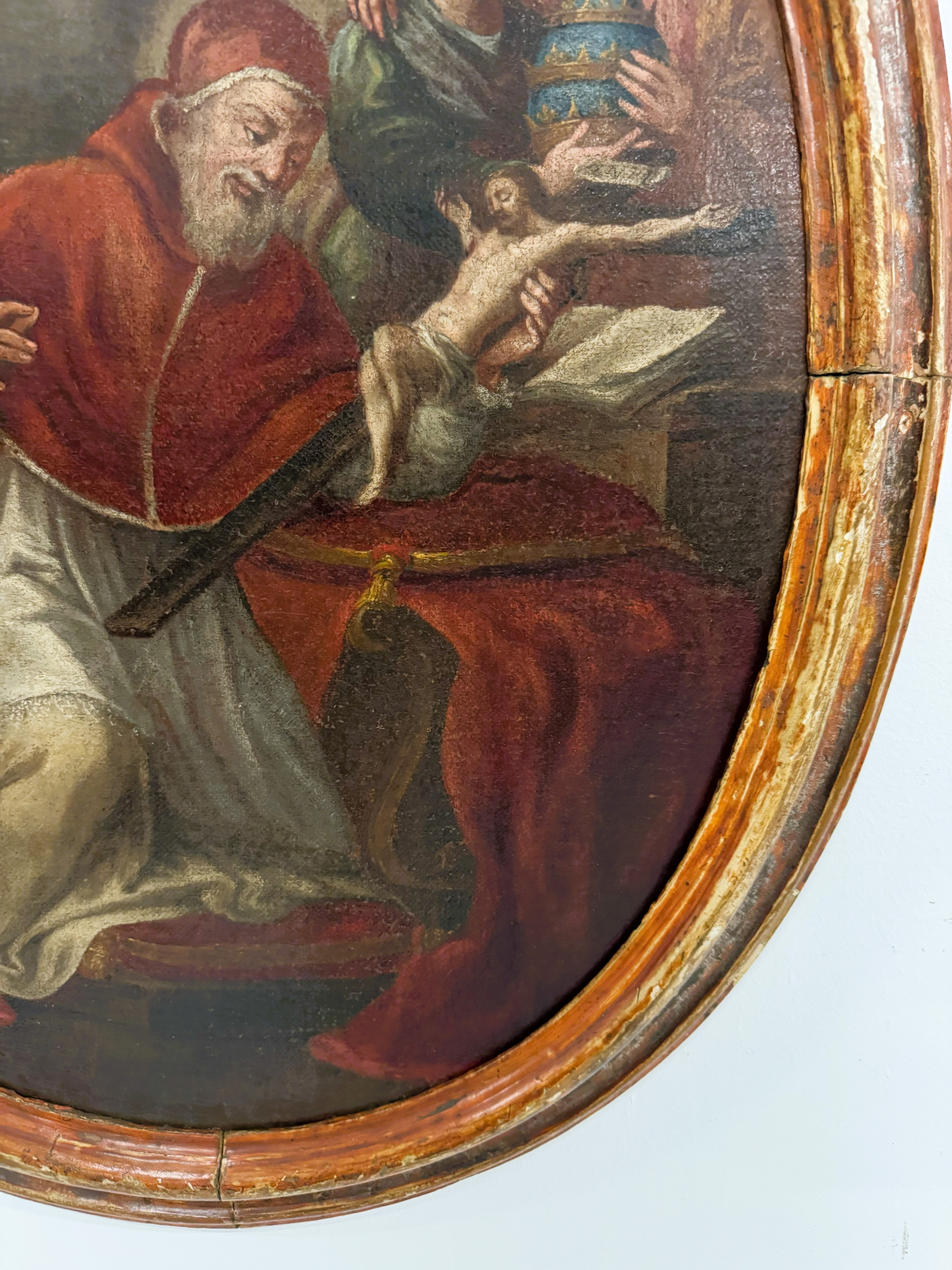 Papa Pio V e il miracolo del Crocefisso, (copia da Muratori)