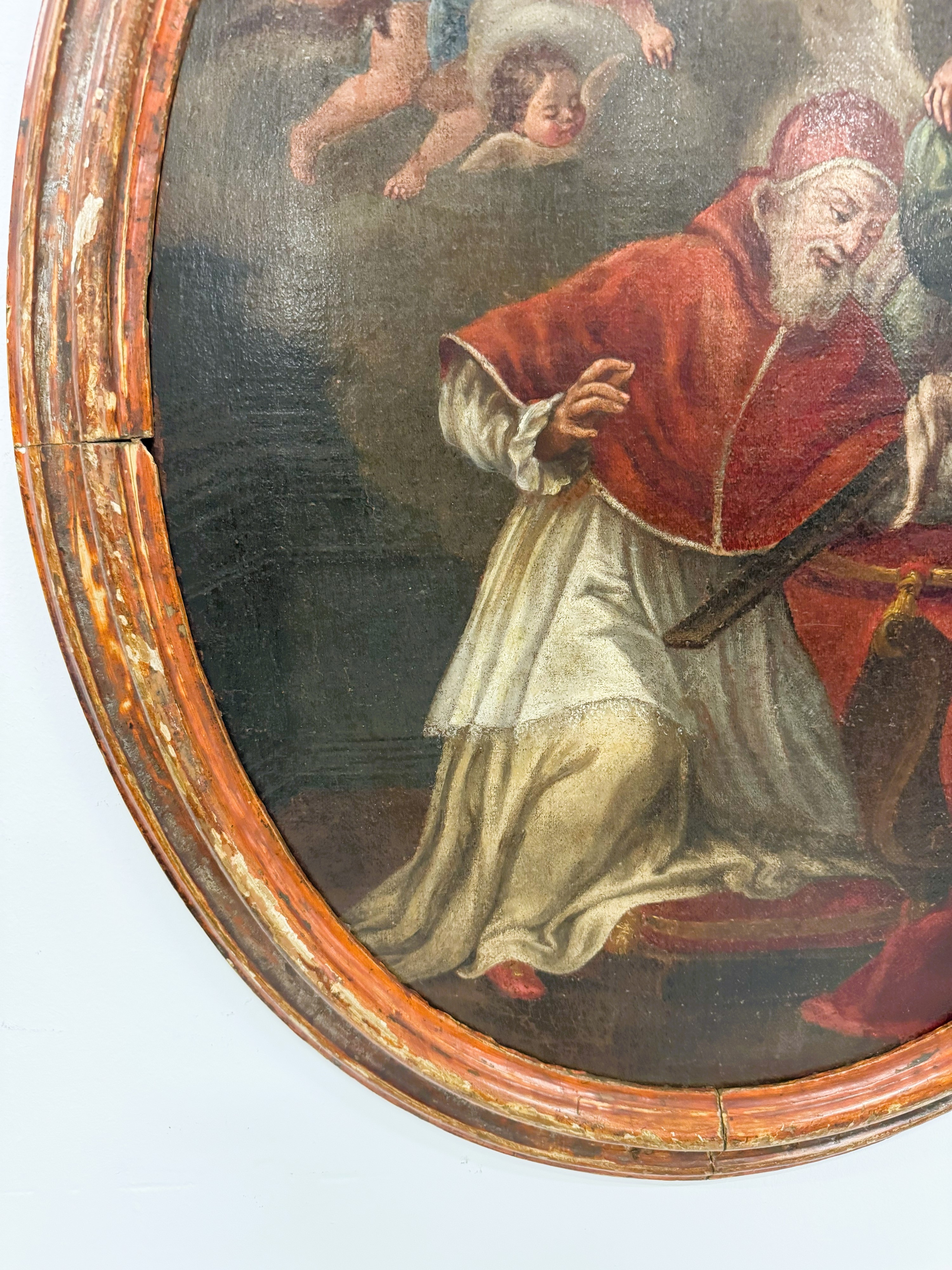 Papa Pio V e il miracolo del Crocefisso, (copia da Muratori)