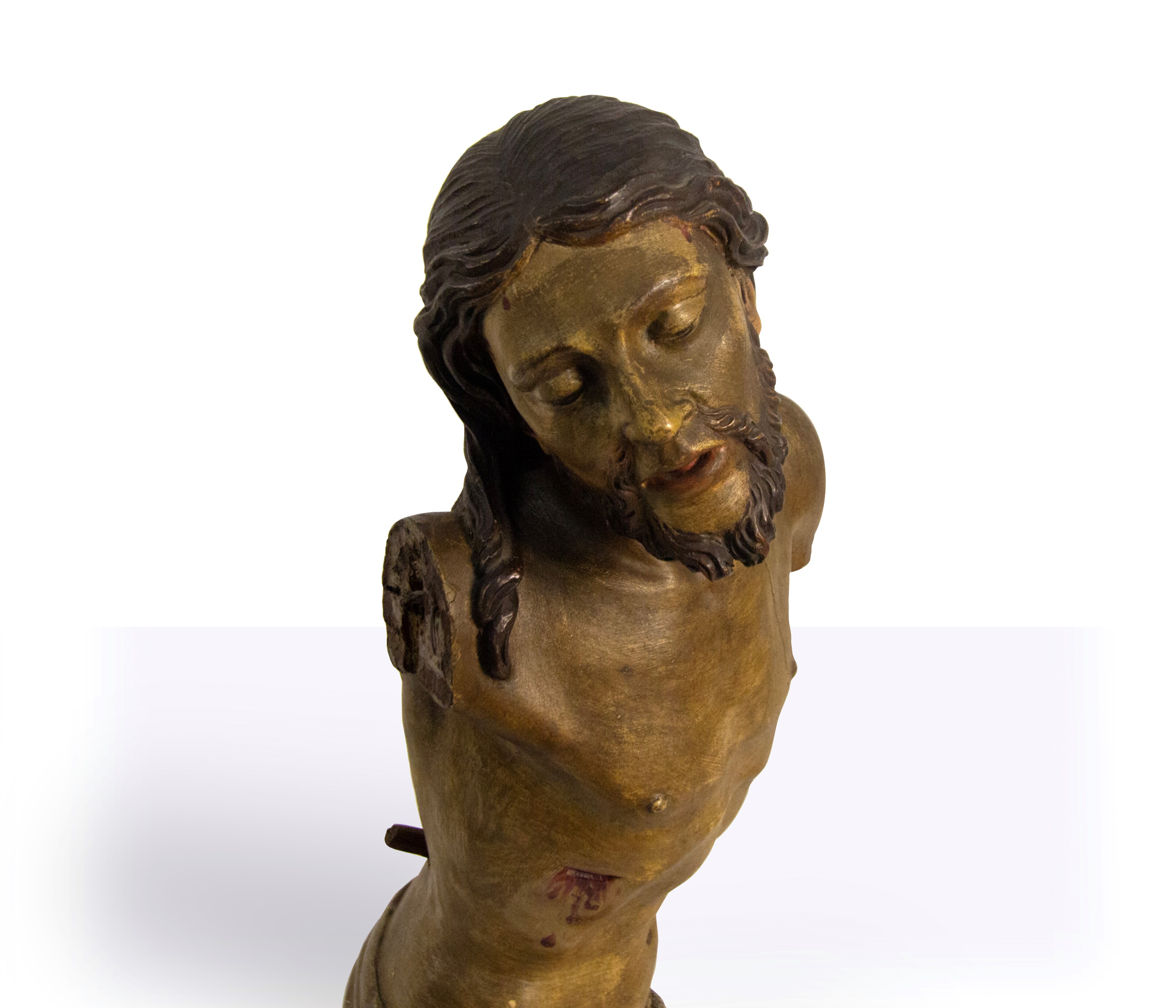 Scultura in legno policroma