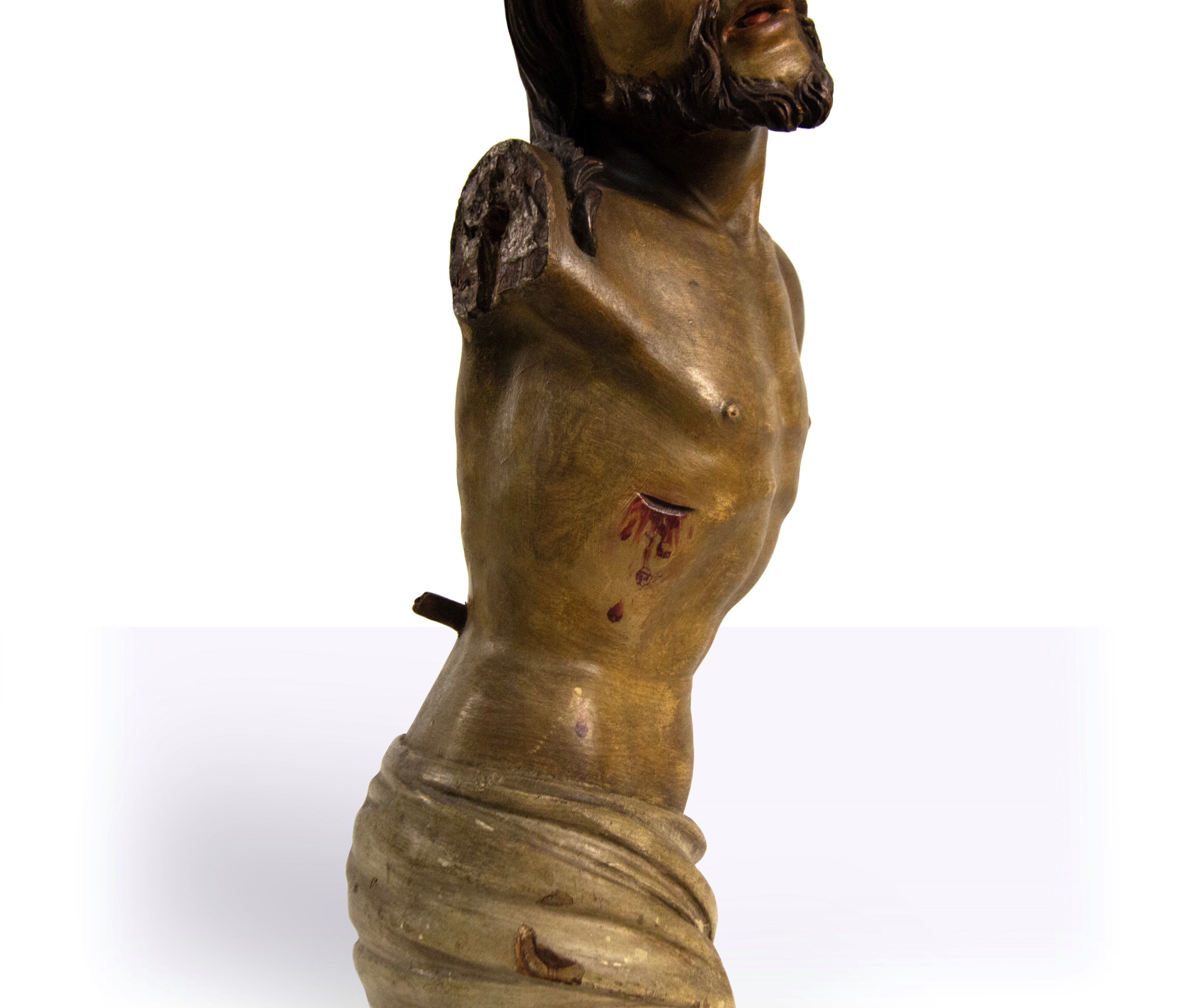 Scultura in legno policroma