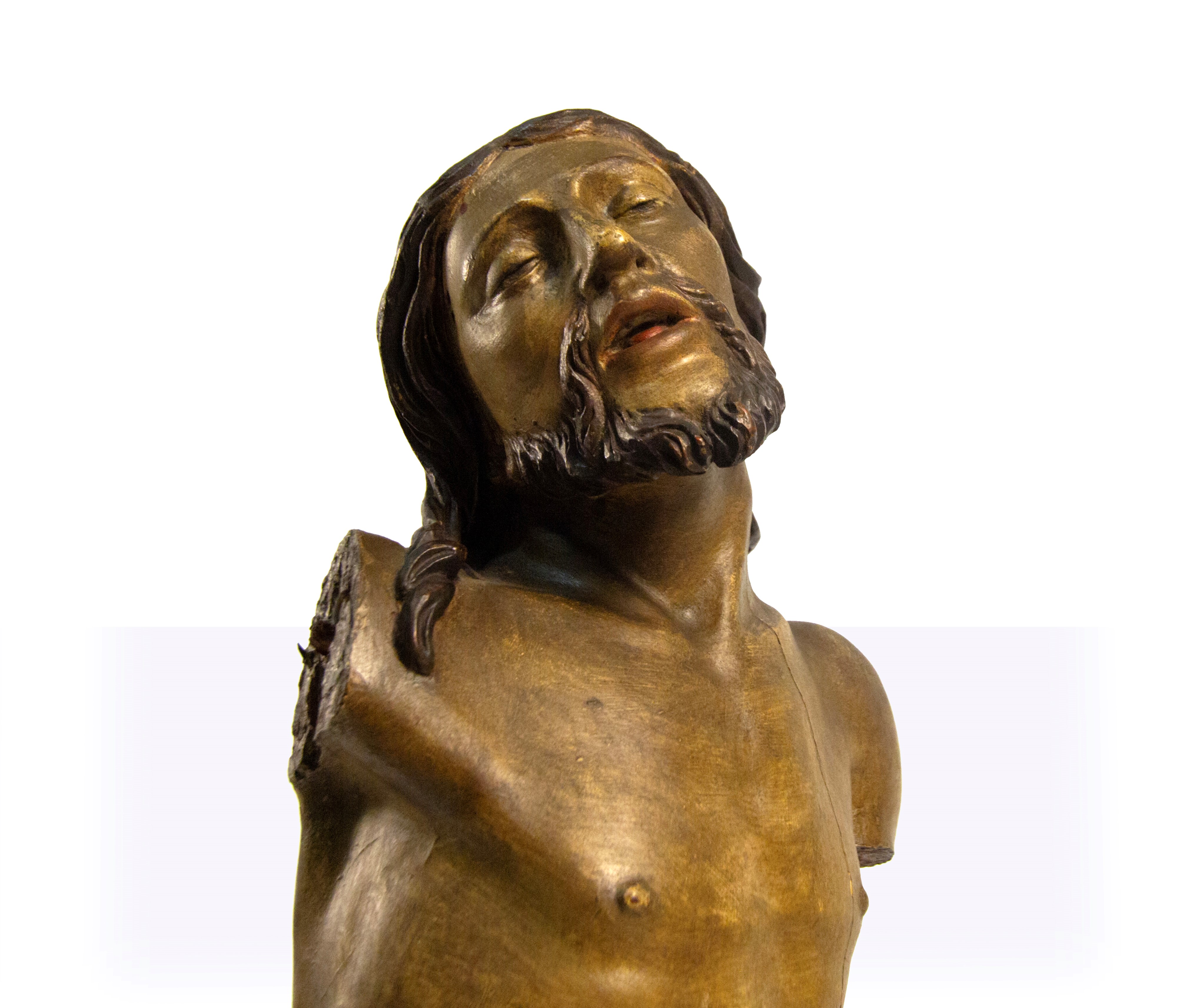 Scultura in legno policroma