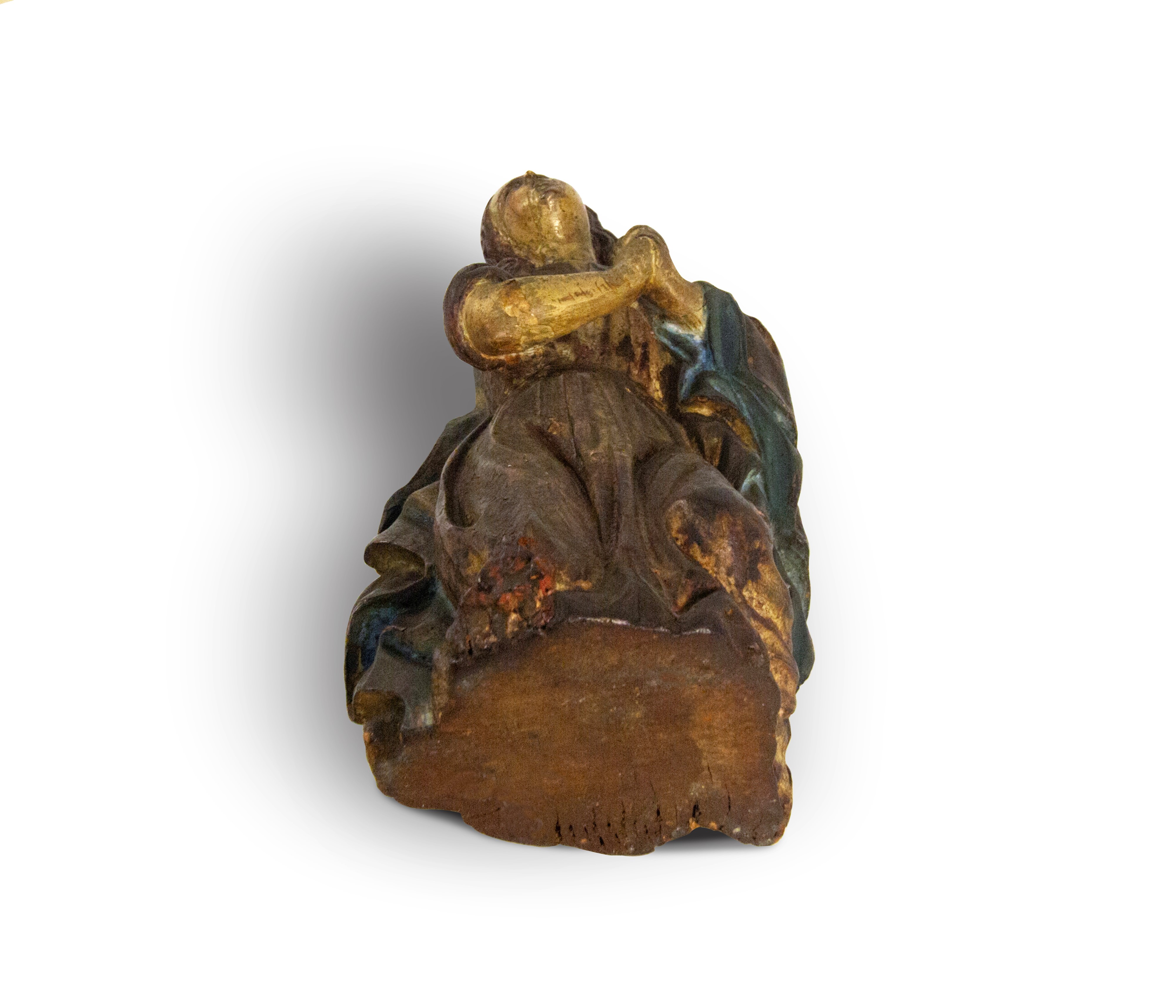 Scultura in legno policromo