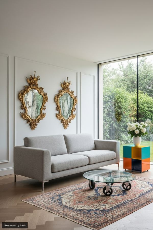 Coppia di appliques in legno scolpito intagliato e dorato, Venezia