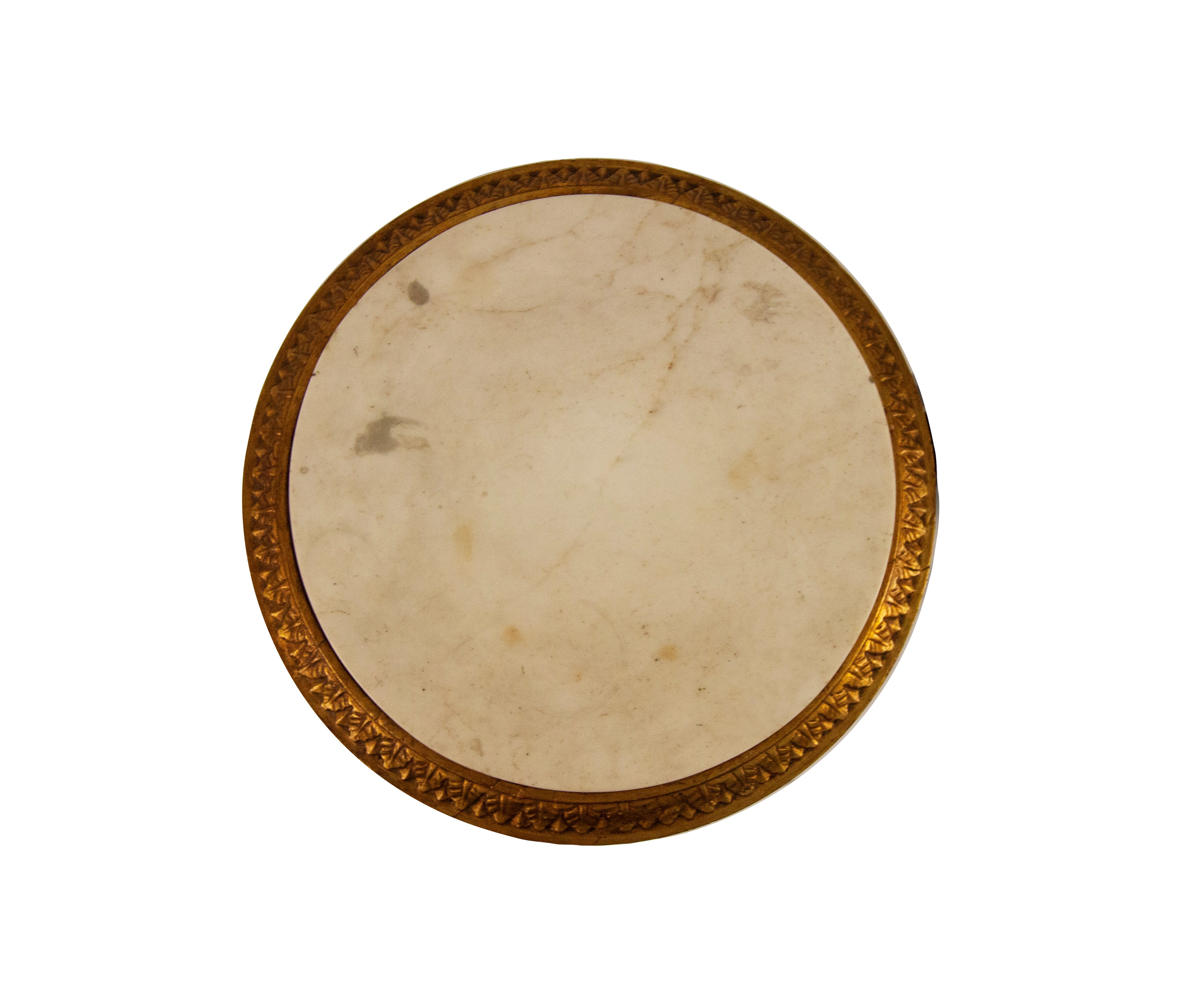 Coppia di gueridon in mogano, di gusto Impero