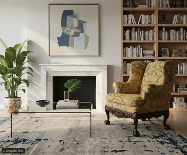 Poltrona in mogano, Inghilterra