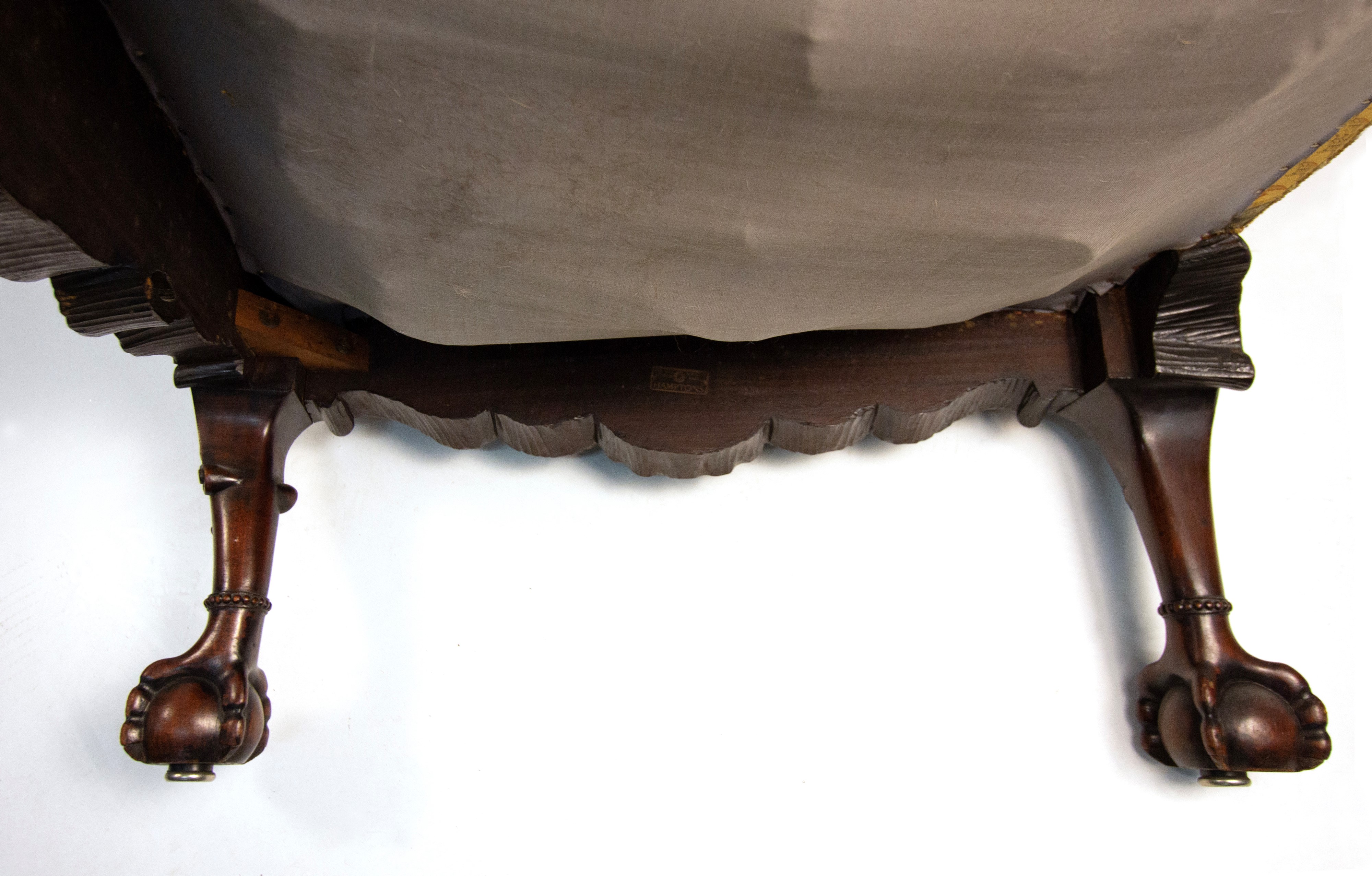 Poltrona in mogano, Inghilterra