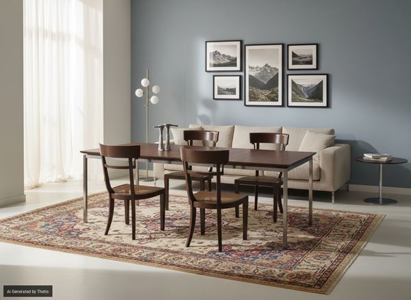 Quattro sedie in mogano