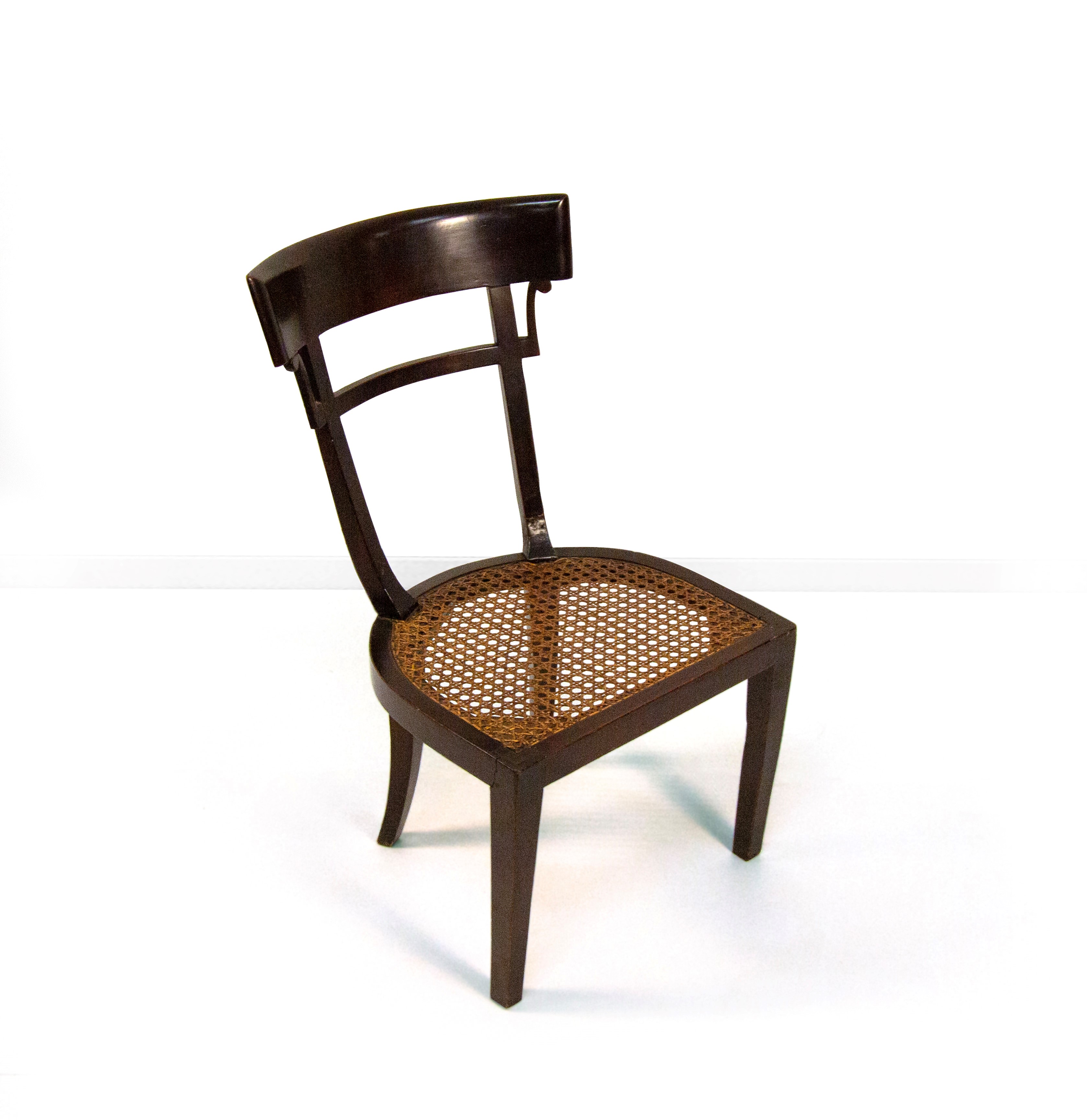 Quattro sedie in mogano