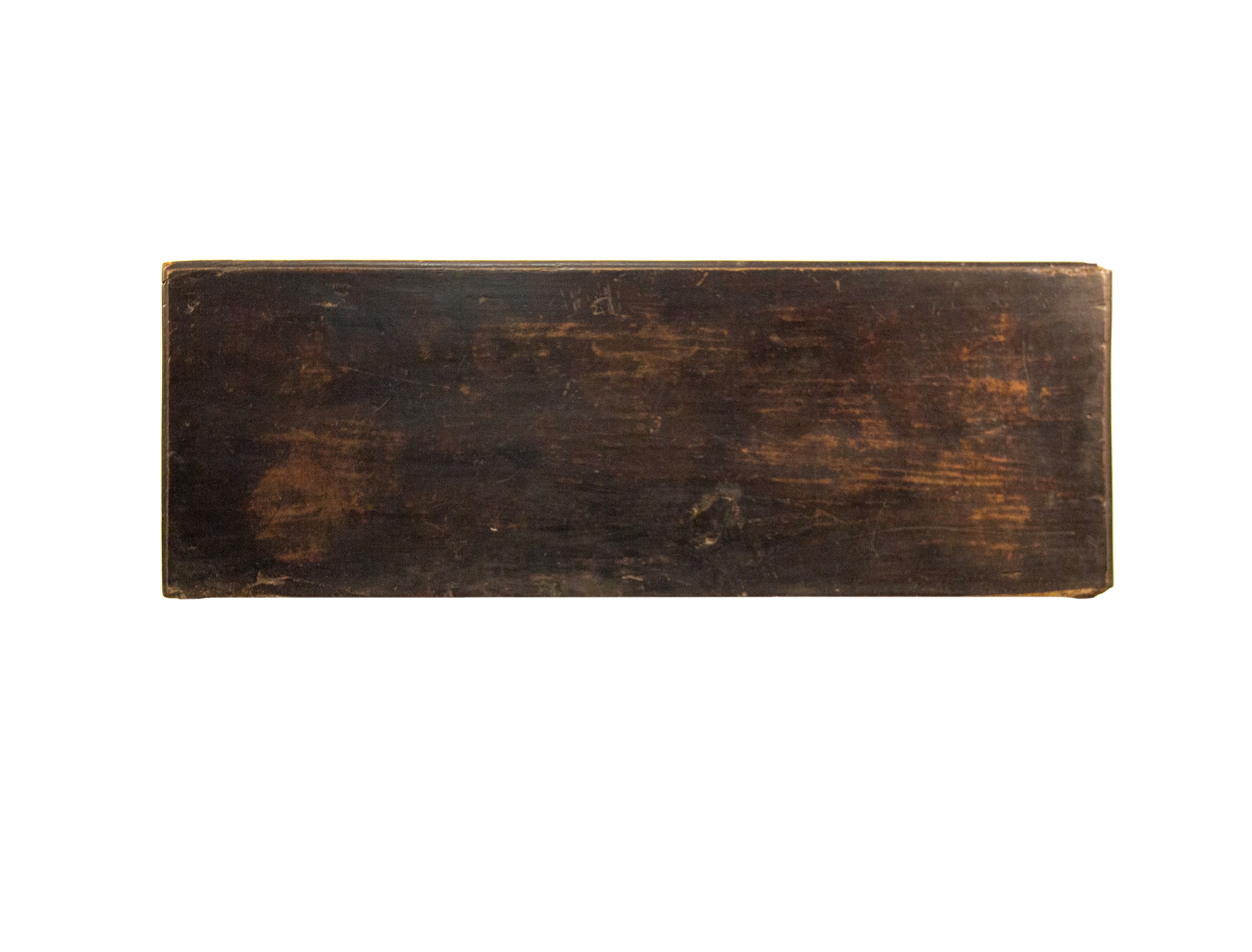 Cassapanca in noce e radica