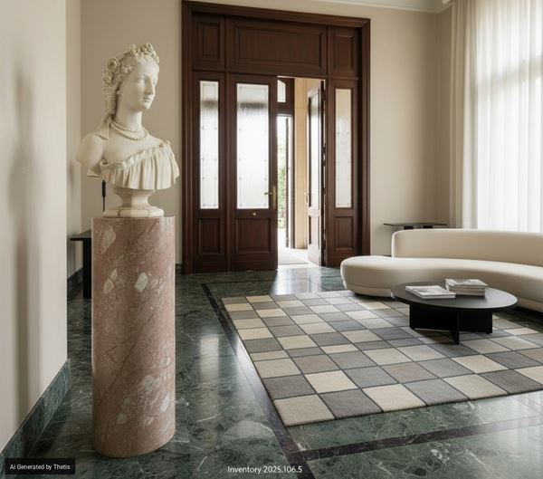 Francesco Romano - Young Girl with a Crown of Flowers