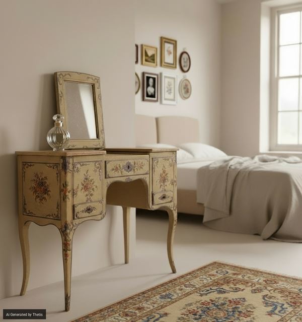 Toilette in legno laccato, Genova