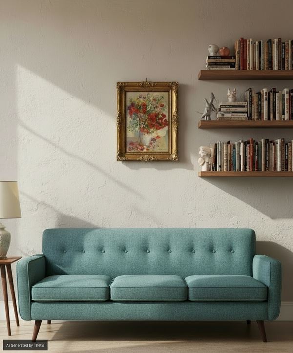 Anonimo del XX secolo - Vaso di fiori con papaveri