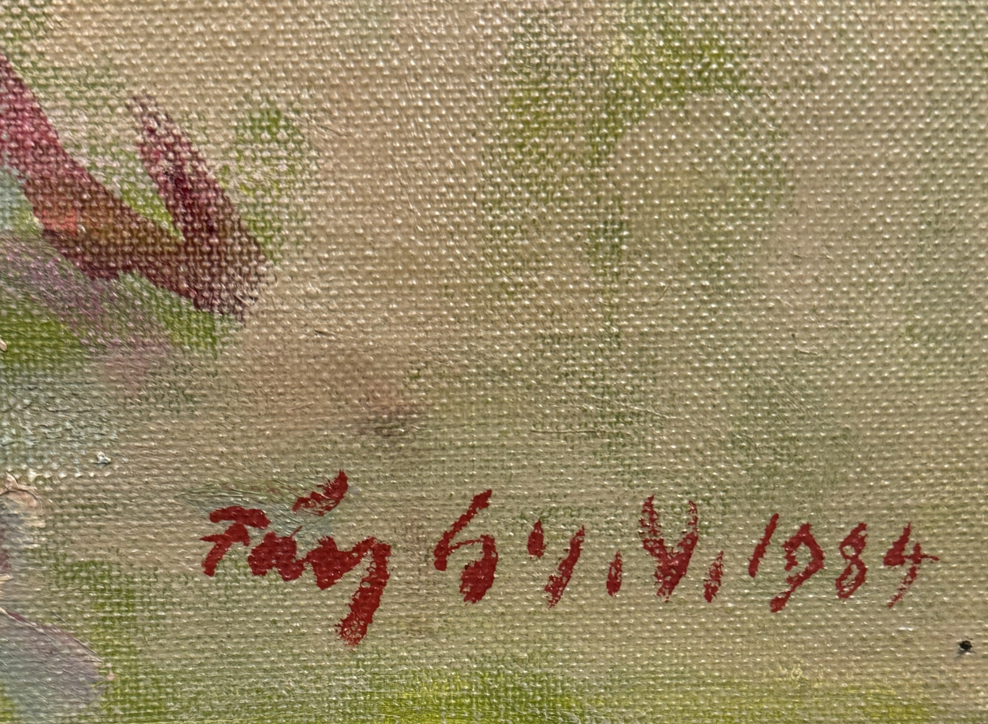 Vaso di fiori con papaveri