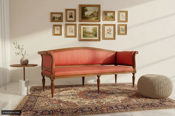 Divano in noce, Veneto