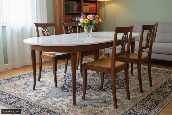 Quattro sedie in noce, Veneto