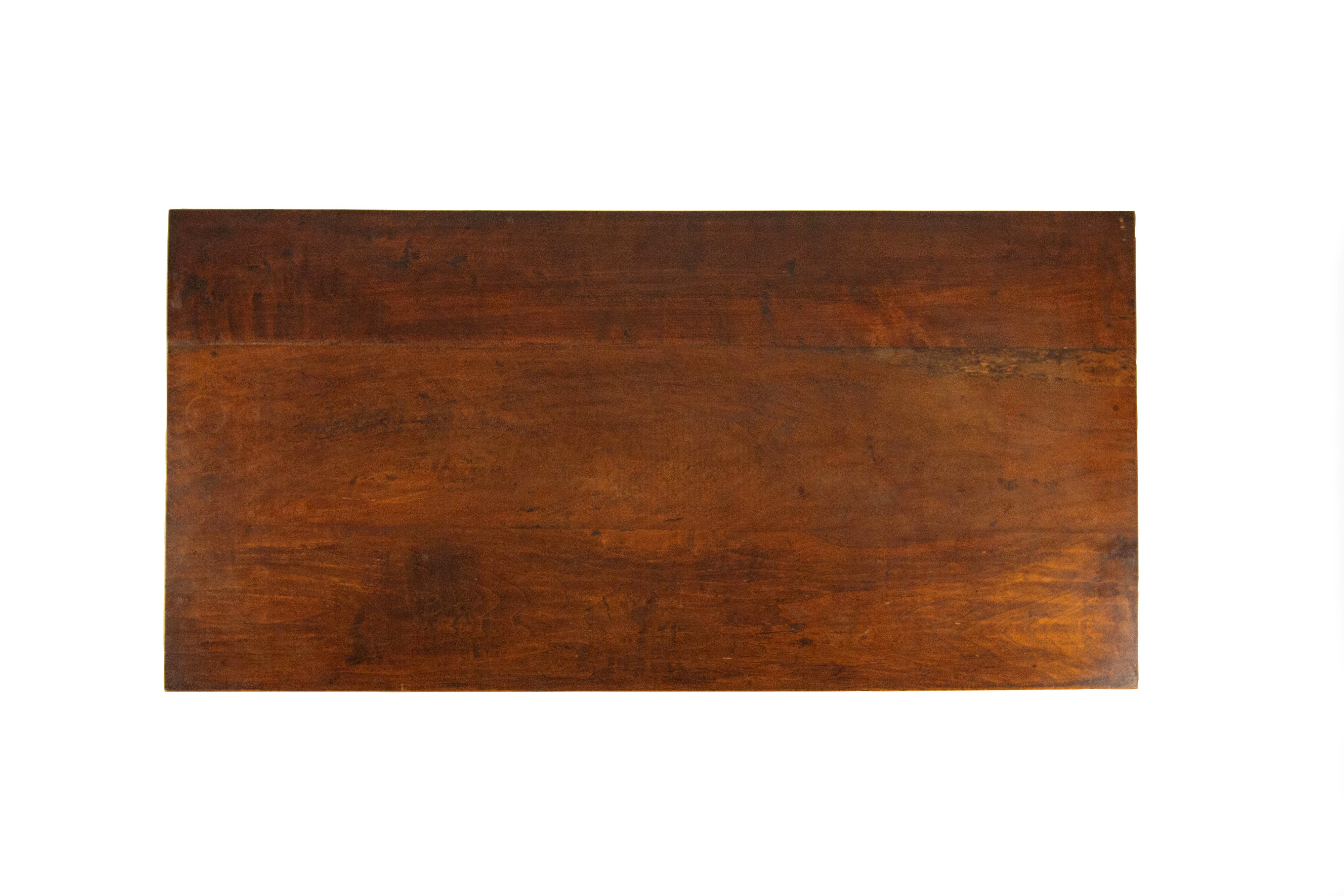 TAVOLO FRATINO IN NOCE, XVIII SECOLO, CON UN CASSETTO SOTTO IL PIANO