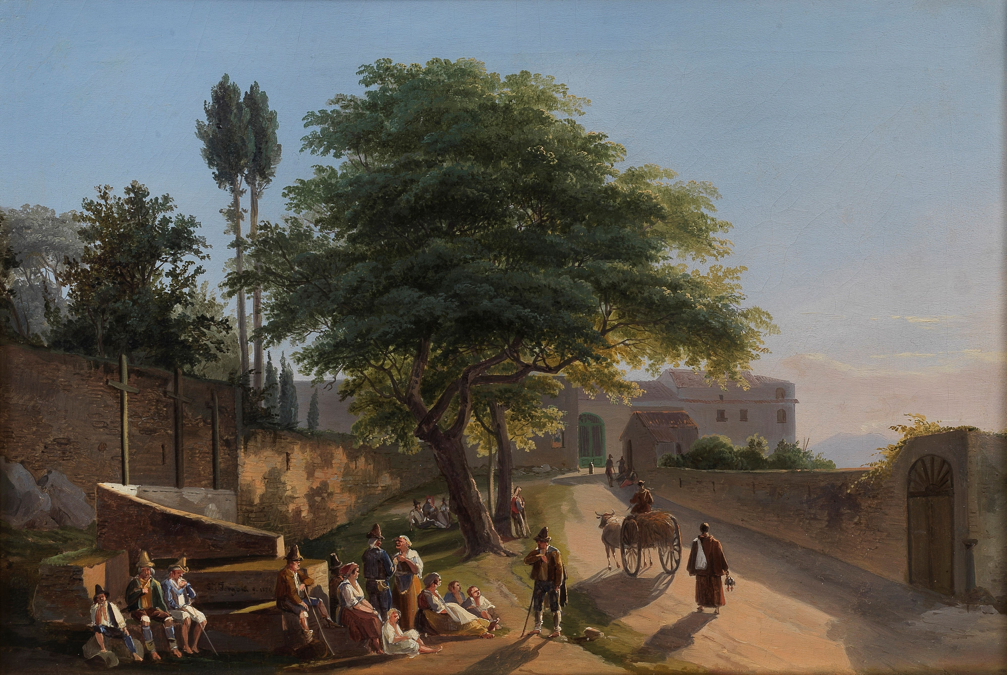 Salvatore Fergola - Presso il monastero