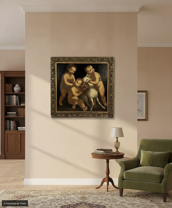 Scuola lombarda del XVII secolo - Agnus Dei